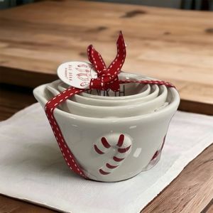 Rae Dunn Candy Cane Measuring Cups‎